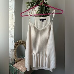 Small Sanctuary White Flowy Top